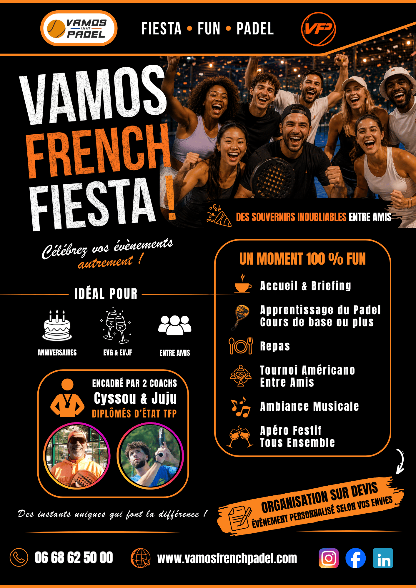 Flyer Vamos French Fiesta